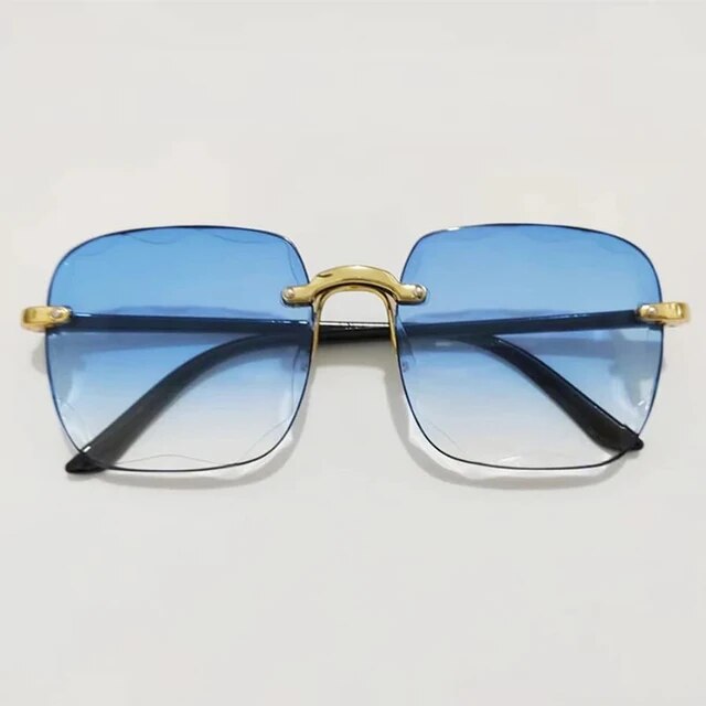 Vintage randlose Sonnenbrille