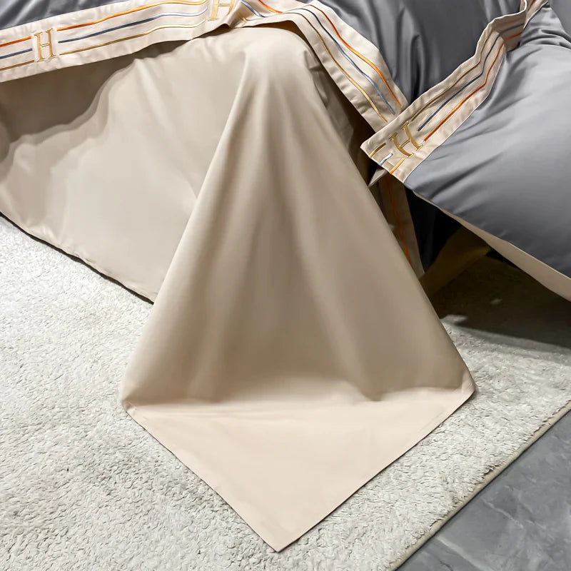 Luxe Satin Bettwäsche 4-Teiliges Set - OpulenceSleep