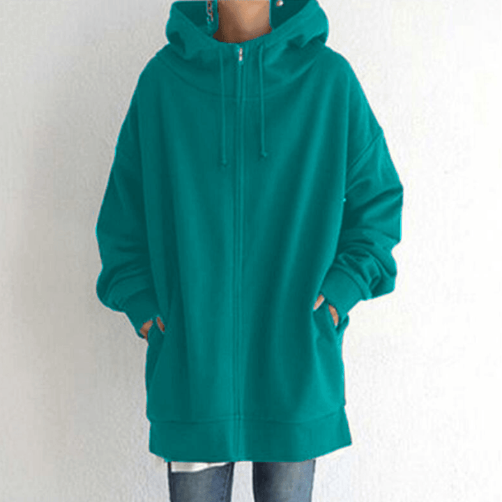 Bequemer Damen-Cardigan mit Kapuze – ComfyHood