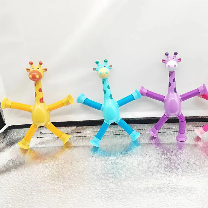 Flexibles Giraffen-Spielzeug mit Saugnapf - StretchyGiraffe