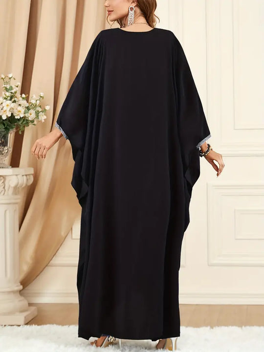 Schwarze Abaya - Noble