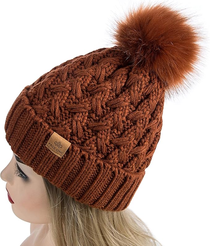 Bequeme Winter-Pompon-Beanie – Yvonne