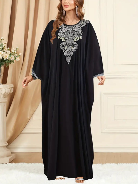 Schwarze Abaya - Noble