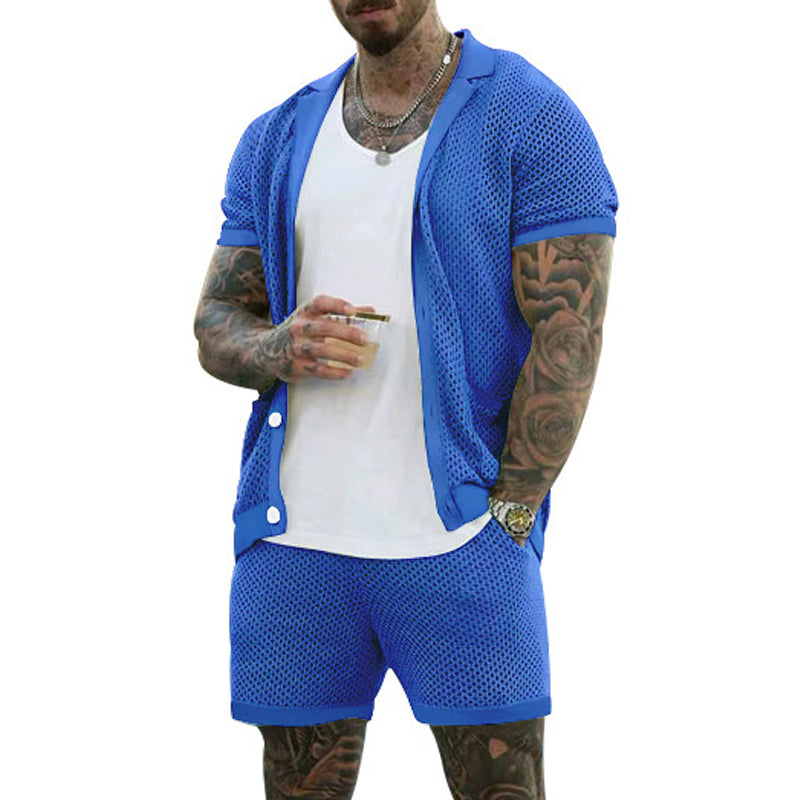 Zayn - Herren Lounge Set | Stylisches Hemd & Shorts