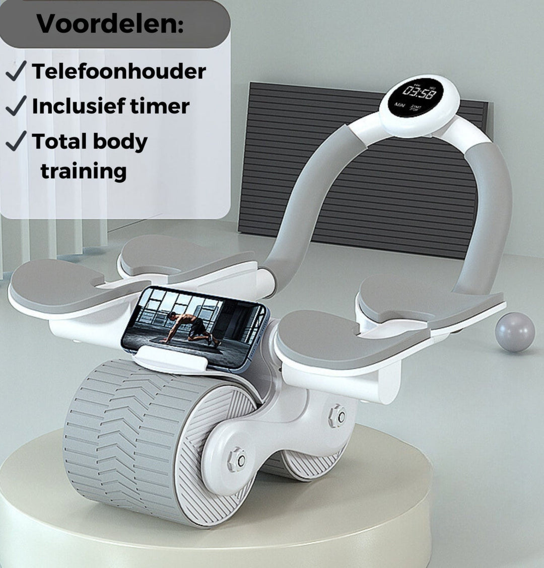 Bauchmuskeltrainer – CoreRoller Max