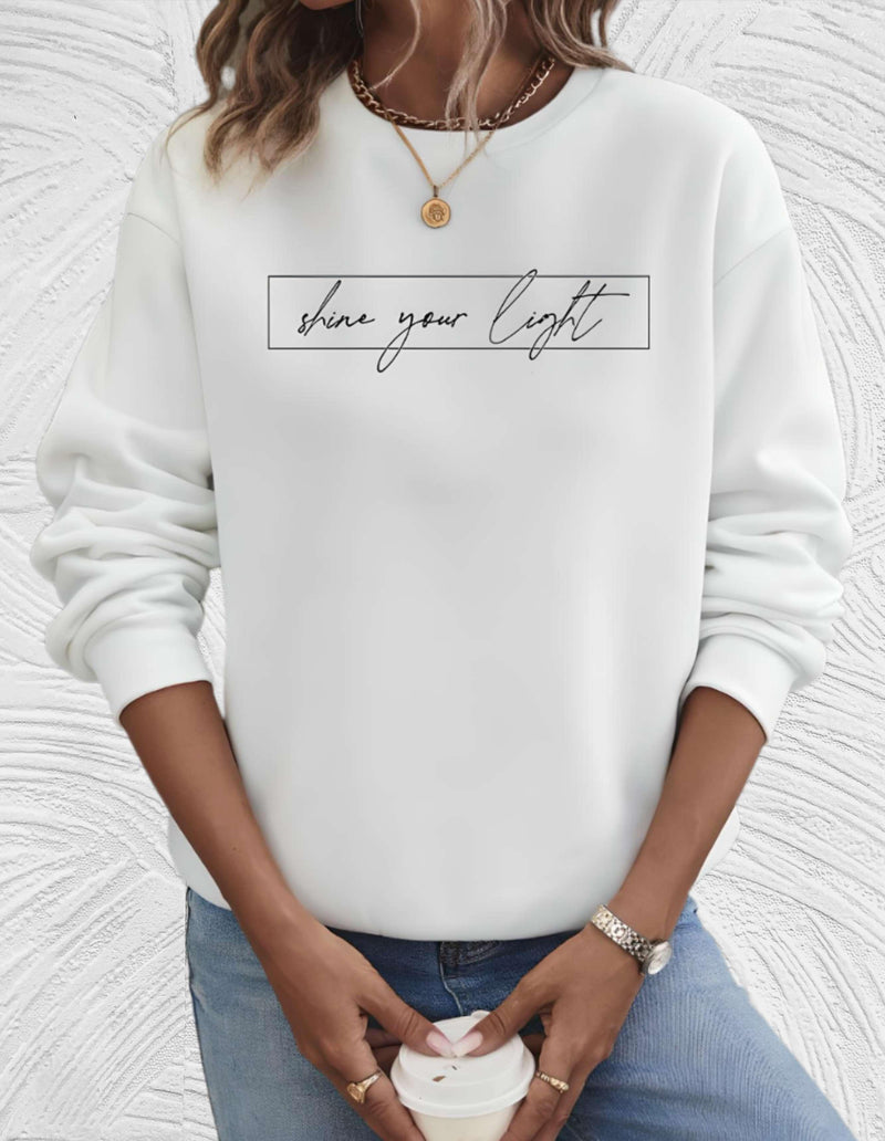 Oversized Damen Sweater mit Rundhalsausschnitt - Luna