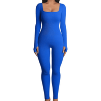 Damen Shapewear Jumpsuit mit langen Ärmeln – SleekFit