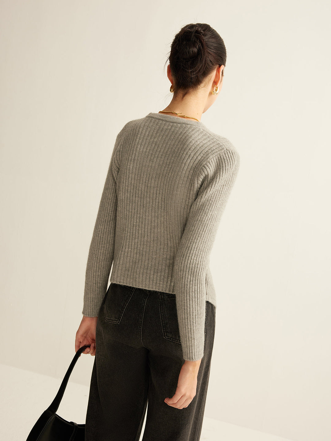 Damen Pullover mit Knöpfen - Elise