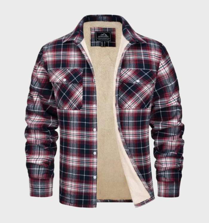 Trendy Flanell Herrenjacke im Vintage-Stil - Liam