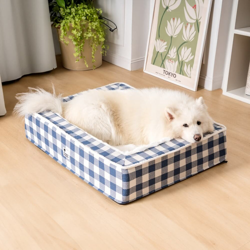 Superweiches Karierter Hundegebet - Scottish Snuggle Bed