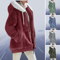 Casual Fleece-Weste mit Kapuze - Elena