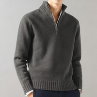 Stilvoller Half-Zip Herrenpullover - Ethan