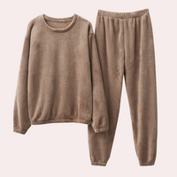 Warmer Fleece Damenpyjama - Elina