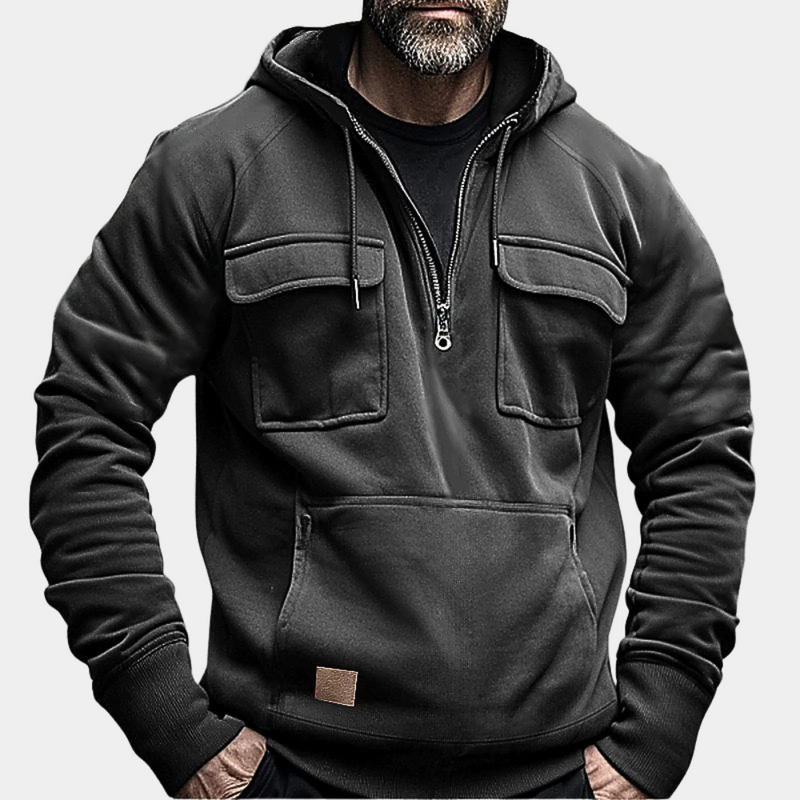 Stilvoller Winter-Hoodie für Herren – Finn