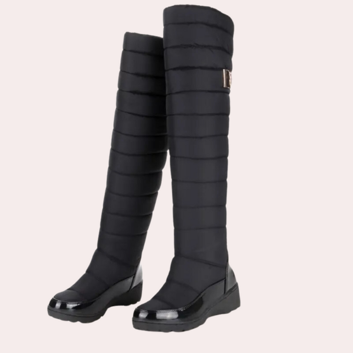 Warme Overknee-Stiefel mit Zeitlosem Stil – Sofia