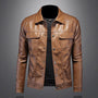 Seluego | Herren Motorrad Lederjacke