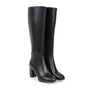 Knielange Damenstiefel mit Absatz - Sienna