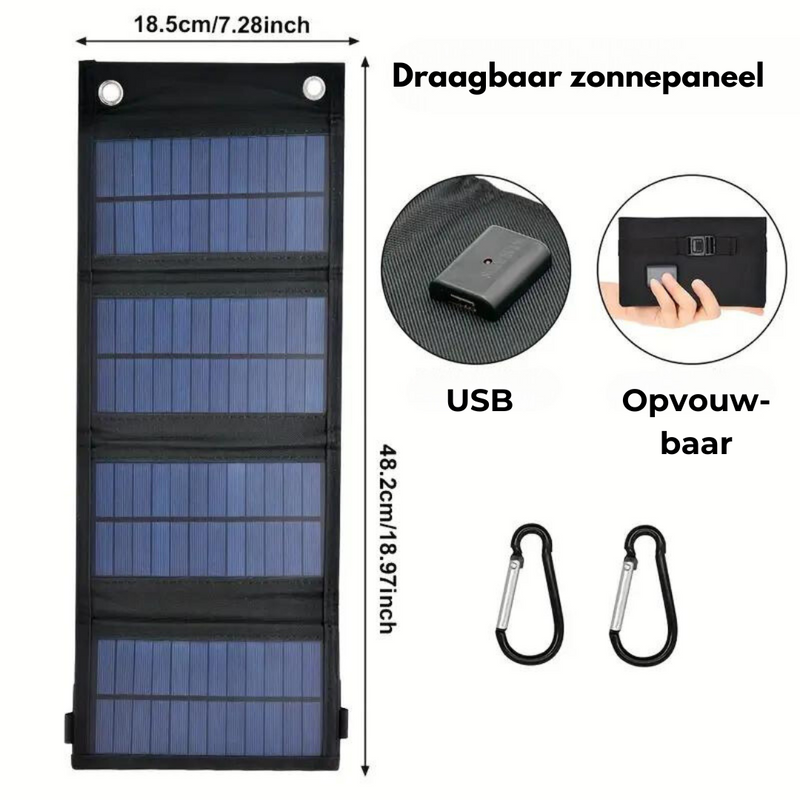 Faltbare Solar-Powerbank - SolarMate