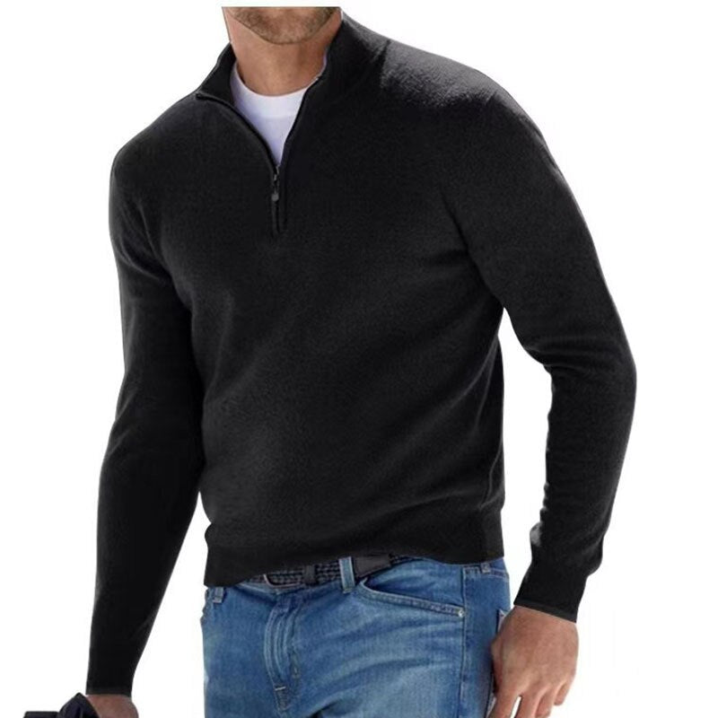 Luxe Herren Pullover mit Reißverschluss - Mason