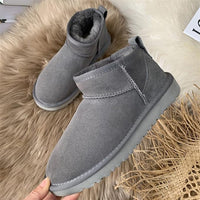 Luxe Niedrige Winterstiefel mit Fell - Isabella