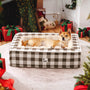 Superweiches Karierter Hundegebet - Scottish Snuggle Bed