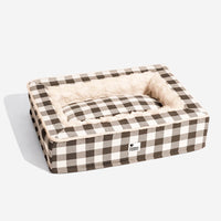 Superweiches Karierter Hundegebet - Scottish Snuggle Bed