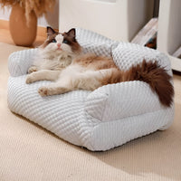 Waschbares Plüschkissenbett für Haustiere - CozyPaws