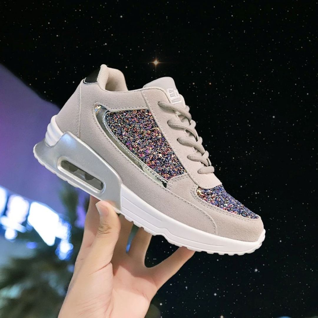 Glitzernde Damenschuhe für atmungsaktiven Komfort – SparkleFit