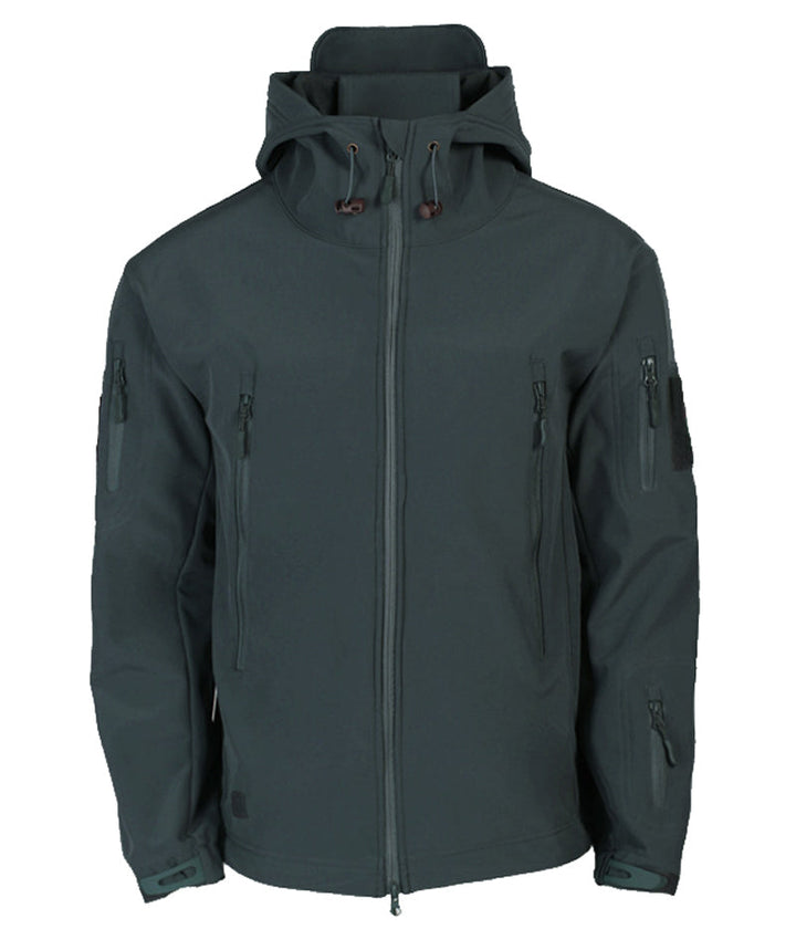 Herren Taktische Wasserdichte Winddichte Softshell-Jacke mit Kapuze - Kai