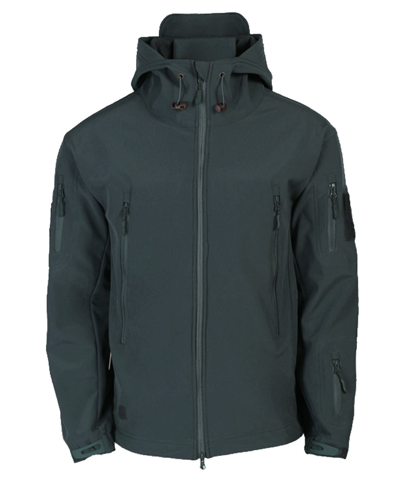 Herren Softshell Jacke mit Kapuze - Titan