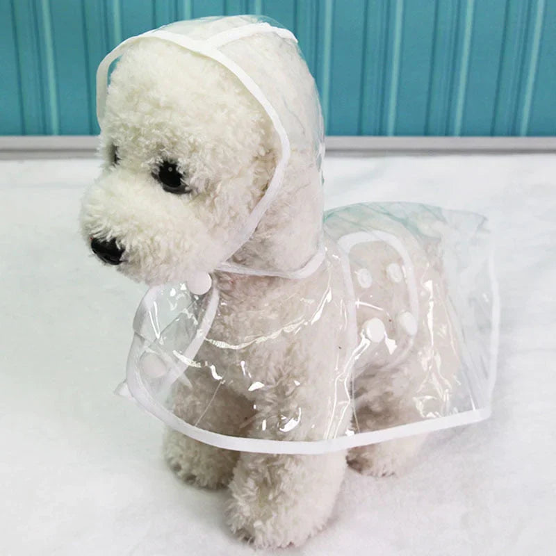 Transparente Wasserdichte Regenjacke für Hunde - DryPaw