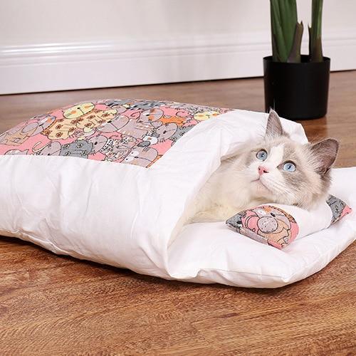 Gemütlicher Katzenschlafsack – SnugKitty