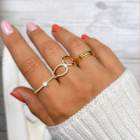 Stilvoller Ring mit Funkelnden Zirkonia – Sienna