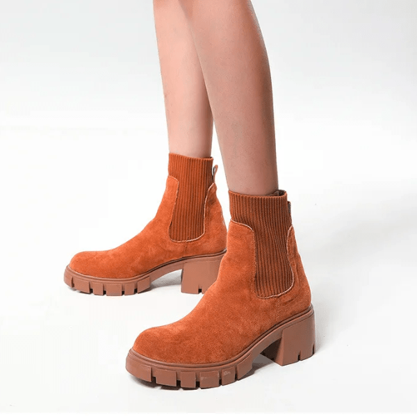 Stilvolle Wildleder-Winterschuhe für Damen – Eloise