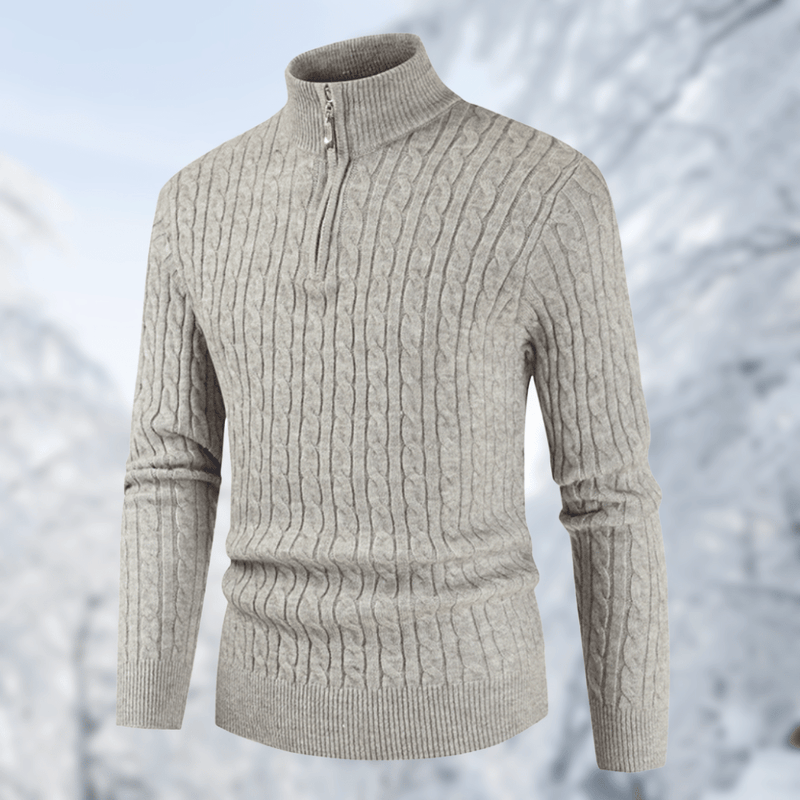 Trendy Herrenpullover mit Stehkragen - Ruben