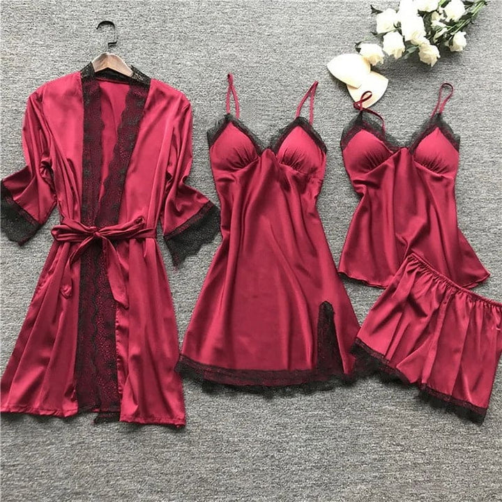 Luxuriöse Satinen Pyjama Set - Luna