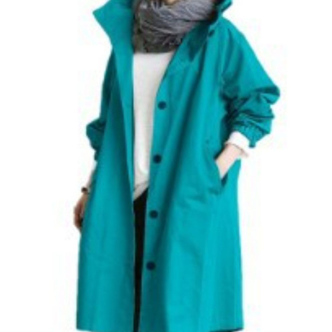 Langer Damen Trenchcoat mit Kapuze - Isabelle