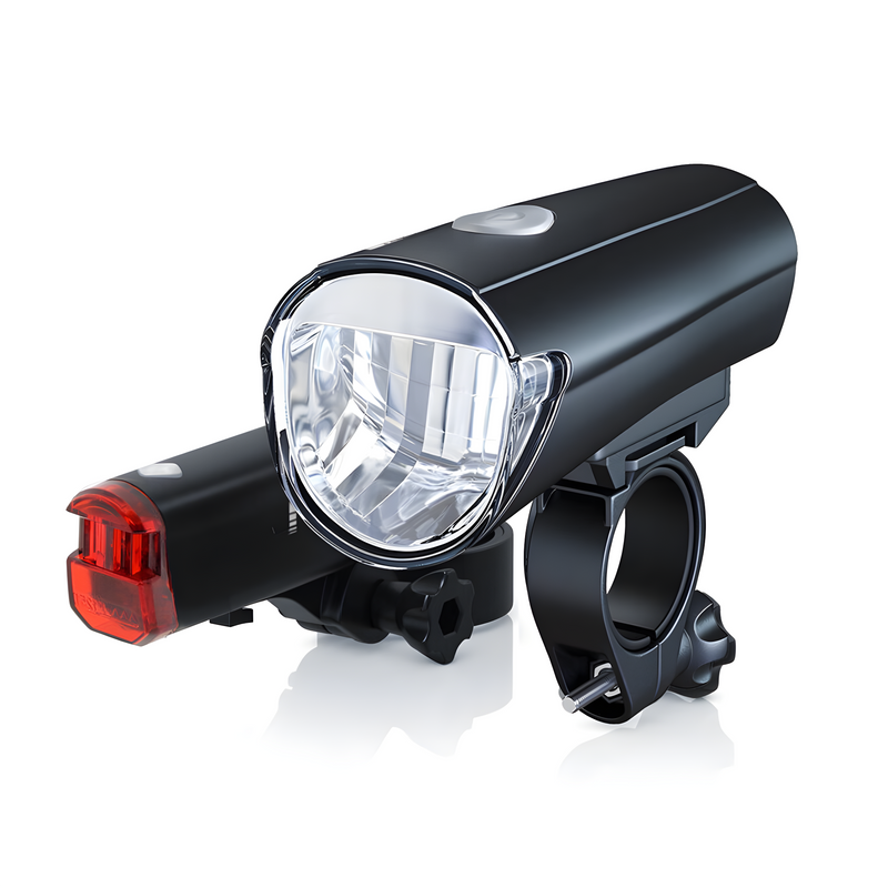 Ultraleuchtende LED Fahrradlicht-Set - BrightRide