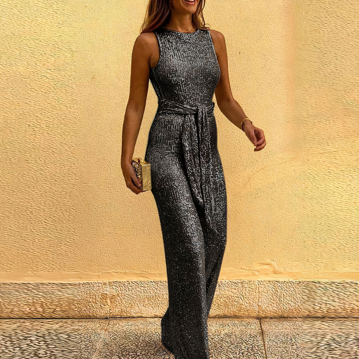 Glamouröser Glitter-Jumpsuit - Celeste