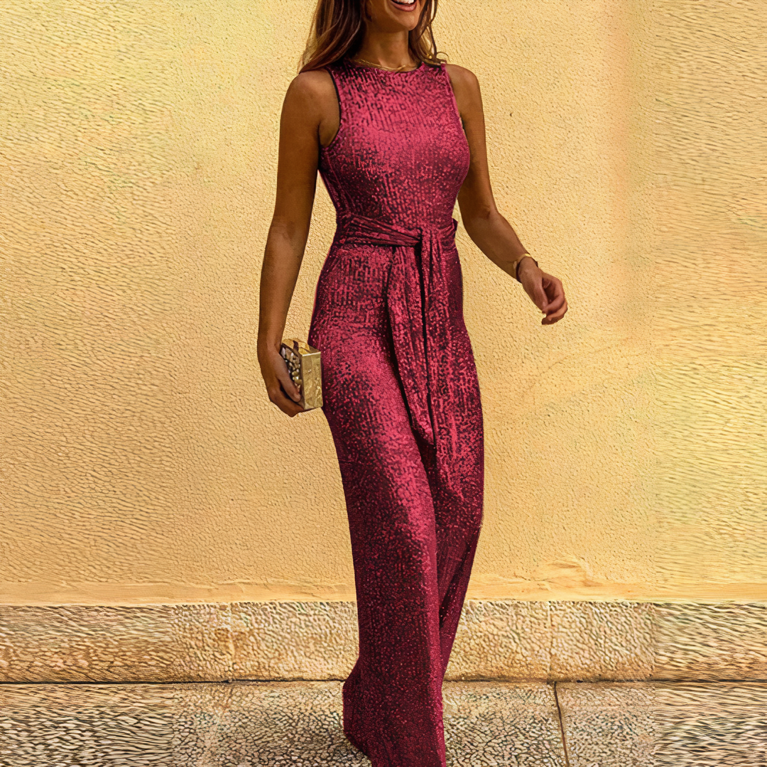 Glamouröser Glitter-Jumpsuit - Celeste