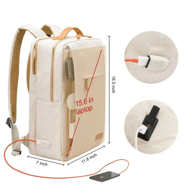 Rucksack mit Laptopfach und USB-Ladeanschluss – Nova