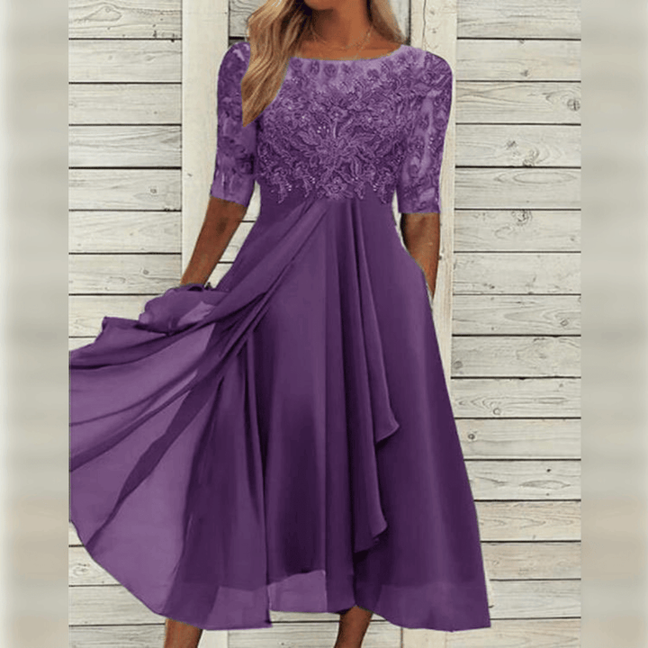 Stilvolles und Bequemes Kleid - Lila