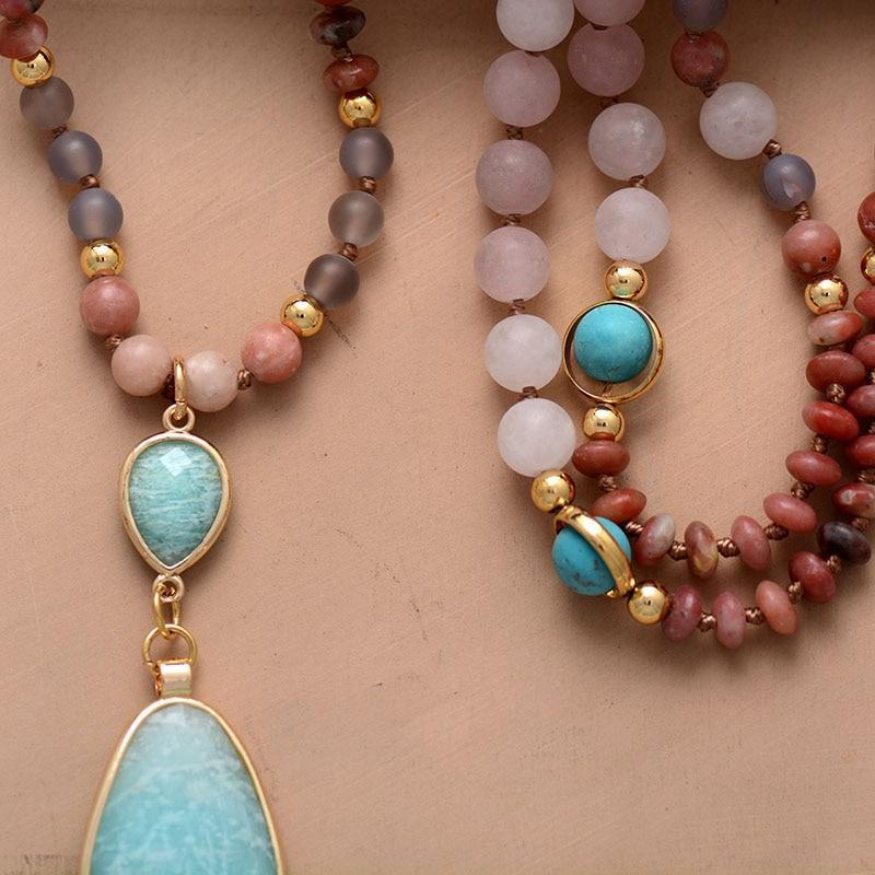 Diep Reinigende Pastel Mala Ketting - Aurielle