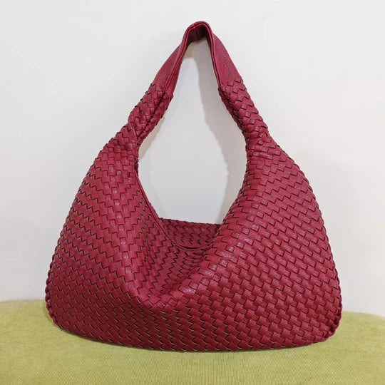 Trendy Gewebte Schultertasche - Ruby