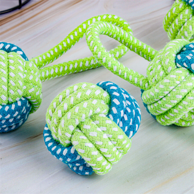 Hundespielzeug - Tug & Play Rope Ball