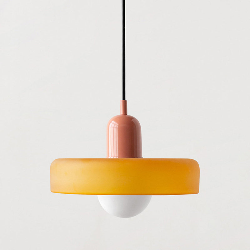 Kleurrijke Hanglamp in Bauhaus-stijl - StiloGlas