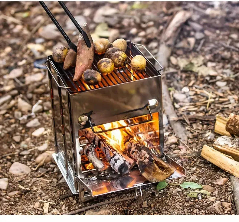 Faltbarer Edelstahl-Holzofen - TrailFlame