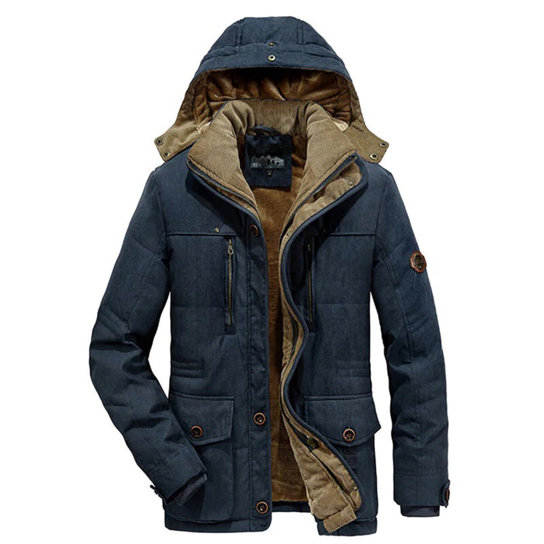 Warme Herren Winterjacke mit Fleece - Everest