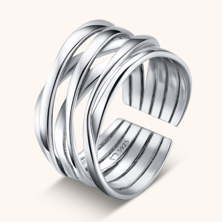 Stilvoller Verzweigter Ring – Nora