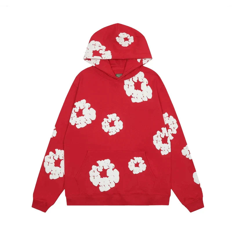 Bequemer Hoodie mit Blumenprint - Bella